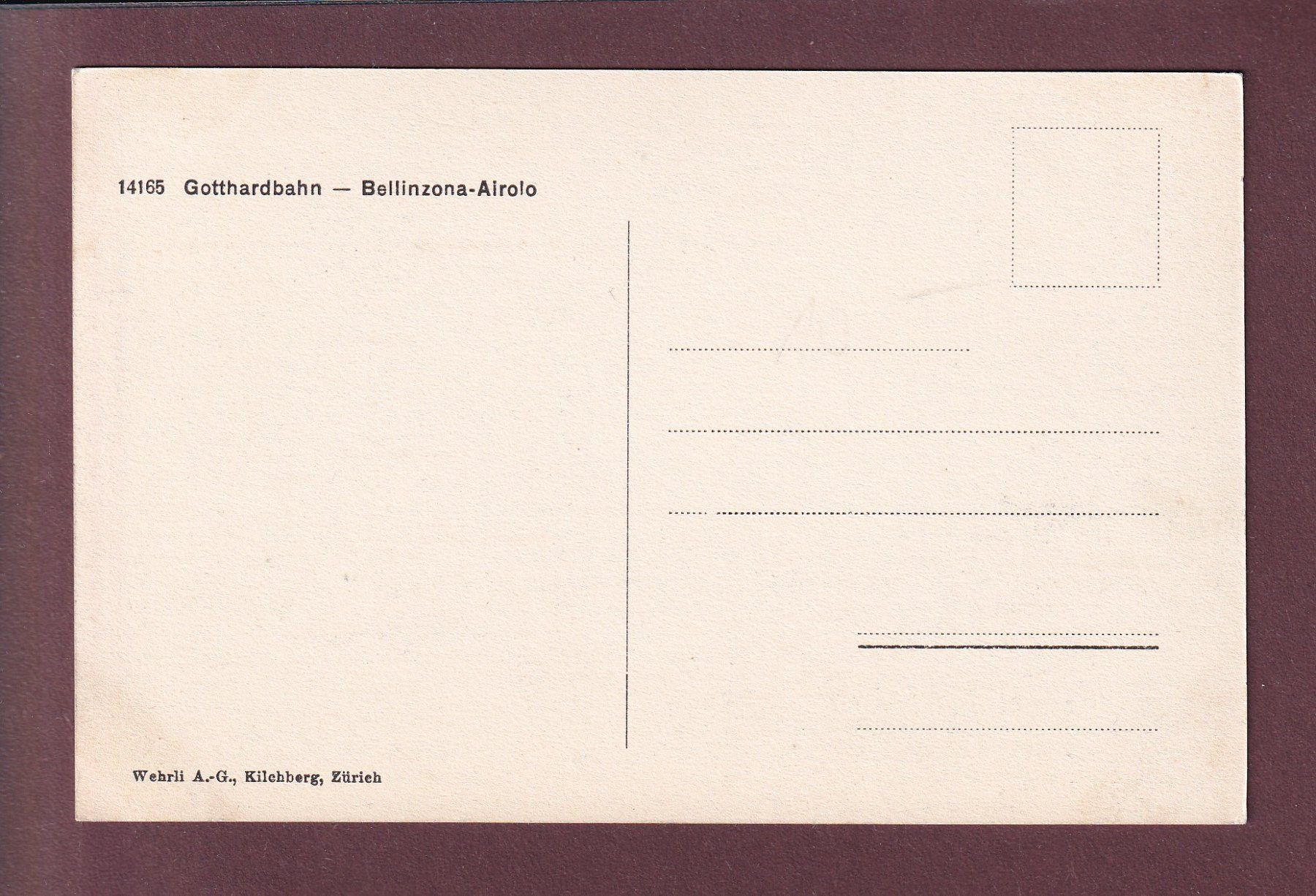 Cartoline postali: BELLINZONA e dintorni – Usato da Pully venduto da nicecards 1