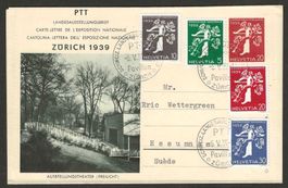 Landi Nr. 236z - 239 auf Ersttagsbrief : KP 500.-- (Blatten)