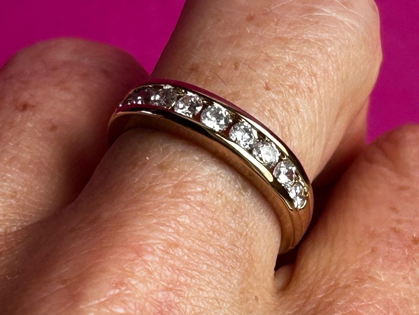 Anelli: Goldiger Ring  HOCHZEIT Gr. 55 – Usato da Laufen venduto da Bellavitaboom