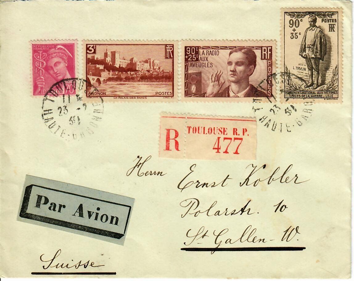 Tous les timbres: Brief, Frankreich – D'occasion à Hochdorf par Ziegel-16