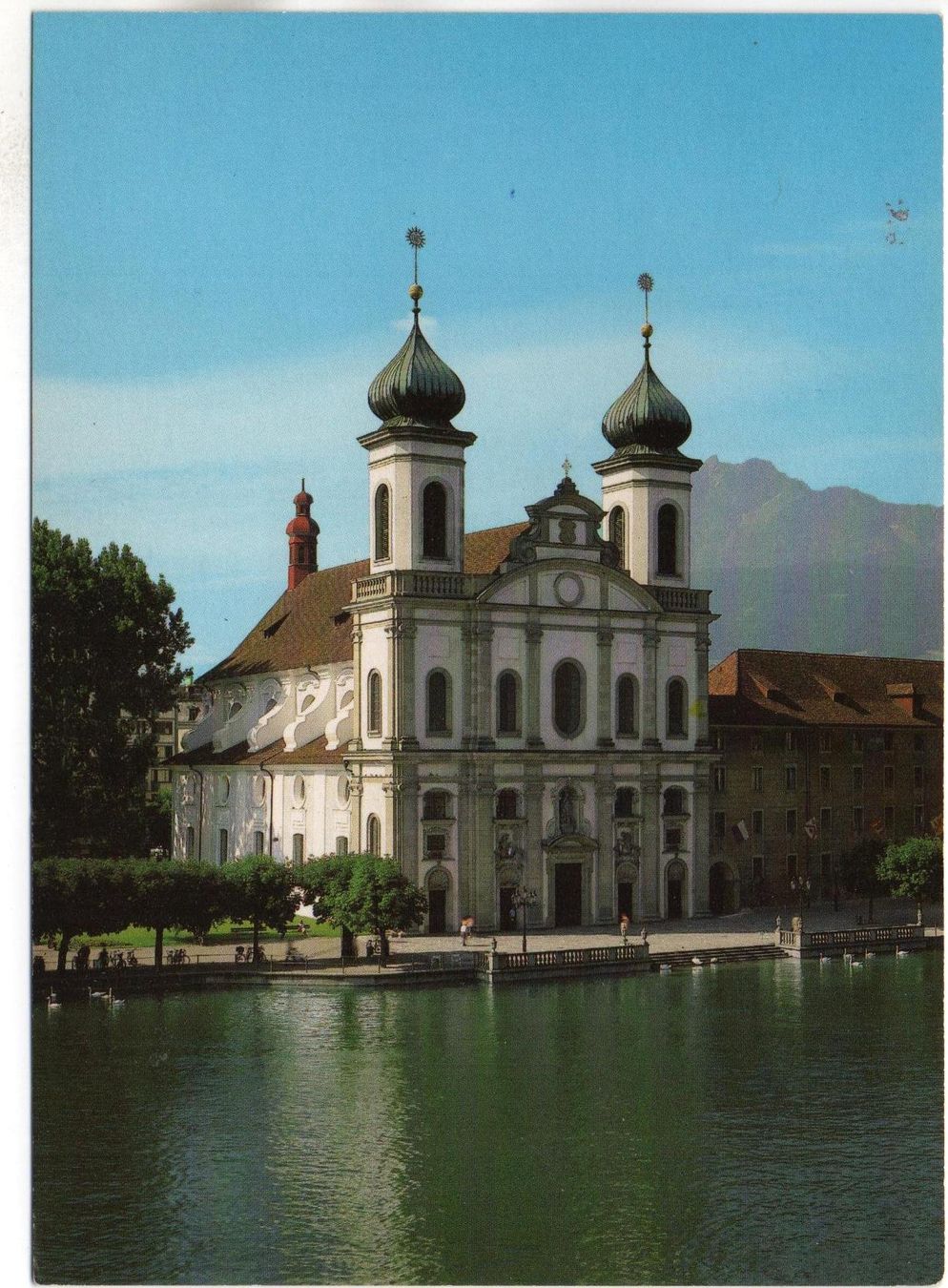 Cartoline postali: LUZERN Jesuitenkirche – Nuovo (secondo la descrizione) da Jona venduto da philajona