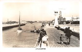 2x Littlehampton, Segelboot, Strand