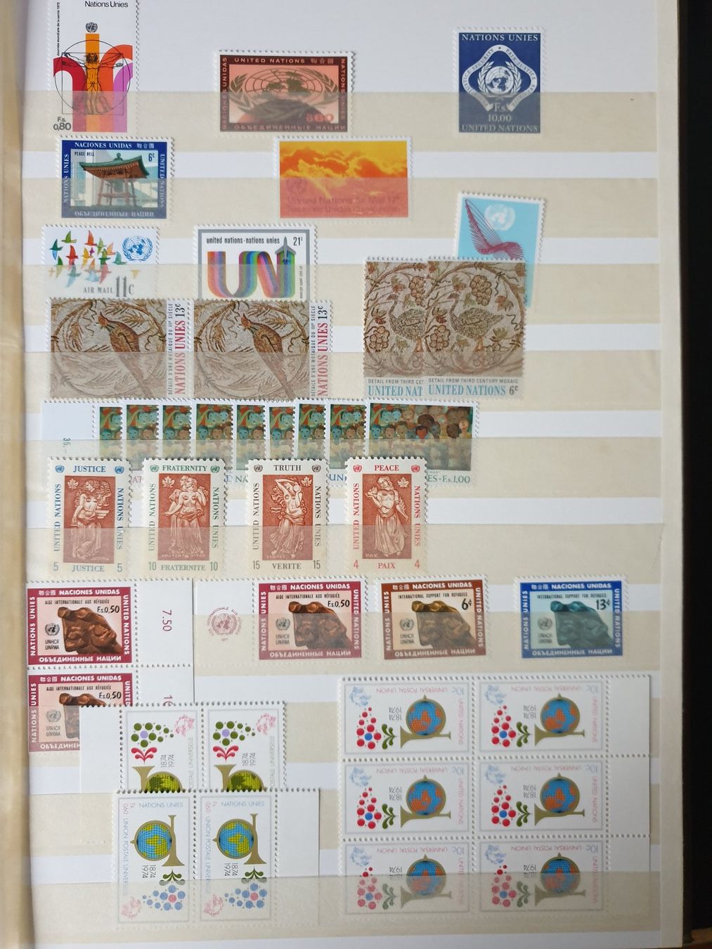 Tutti i francobolli: Briefmarken UNO Genf/New York – Usato da Schaffhausen venduto da rober77 4