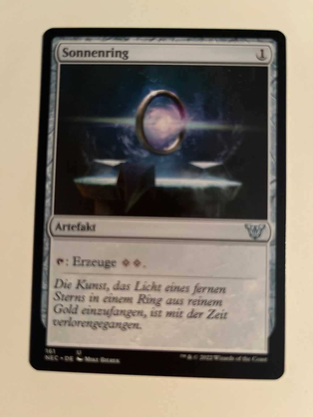 Magic The Gathering Carte collezionabili: 1 x Sonnenring - Magic: The Gathering - MtG – Usato da Kriens venduto da Shadi1980