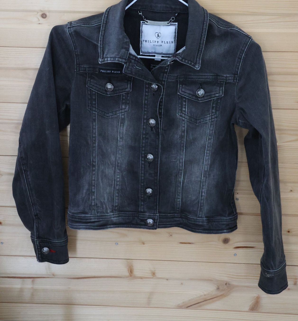 Giacche & Cappotti: MÄDCHEN PHILIPP PLEIN JEANSJACKE 10Y – Usato da Balzers venduto da MinimenschMia 4