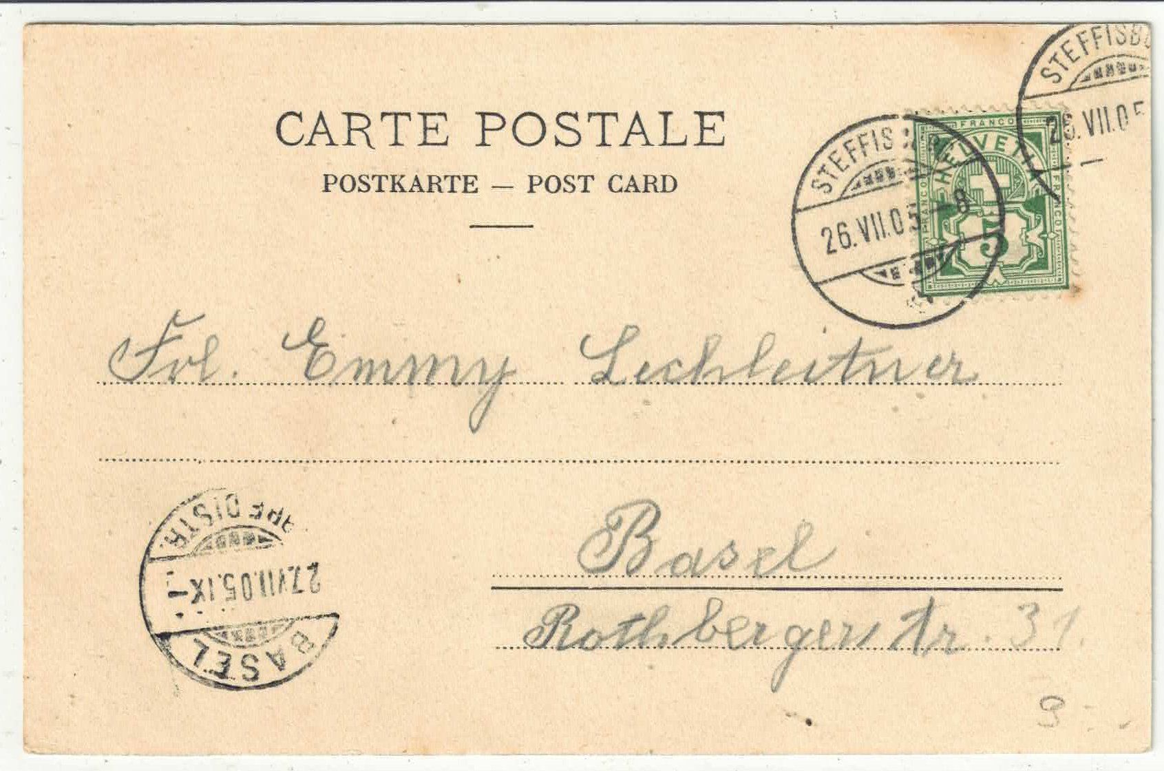 Cartes postales: Schnittweyerbad - Steffisburg – D'occasion à Ettingen par Kartenplanet 1
