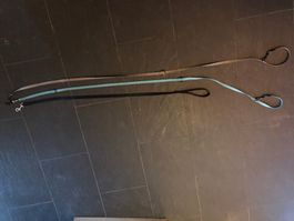 3 robuste kurze Hundeleinen 1m sowie zweimal 1m 50cm