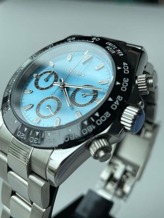 Seiko Mod Custom Black Tiffany Daytona Acheter sur Ricardo