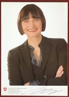 Micheline Calmy-Rey Autogramm Foto 10x15cm Bundesrätin