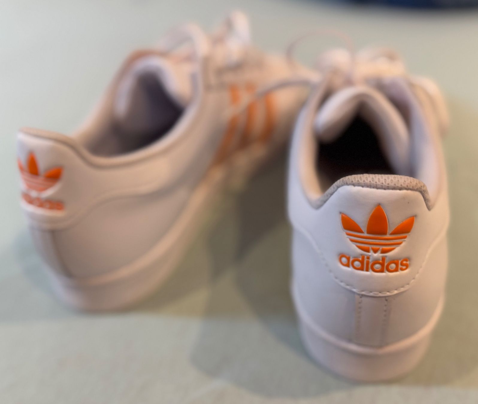 Adidas Scarpe da uomo: **** SELTEN ADIDAS SUPERSTAR WEISS - ORANGE **** – Nuovo (secondo la descrizione) da Giumaglio venduto da soloemi 6