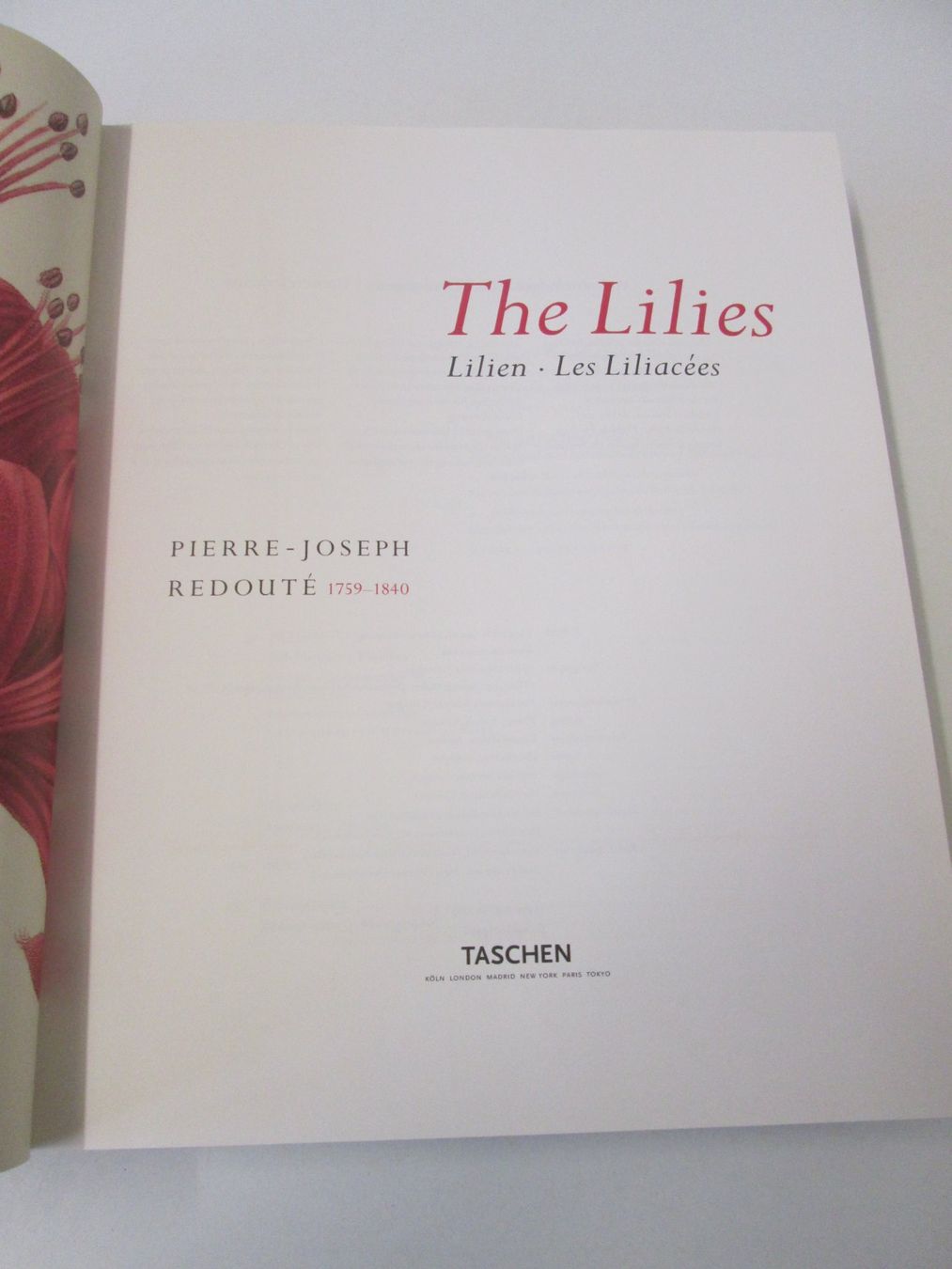 Libri: The Lilies- Pierre Joseph Redoudé – Usato da Sementina venduto da babucia 2