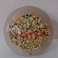 Glaskugel _ alter Paperweight "Anton"