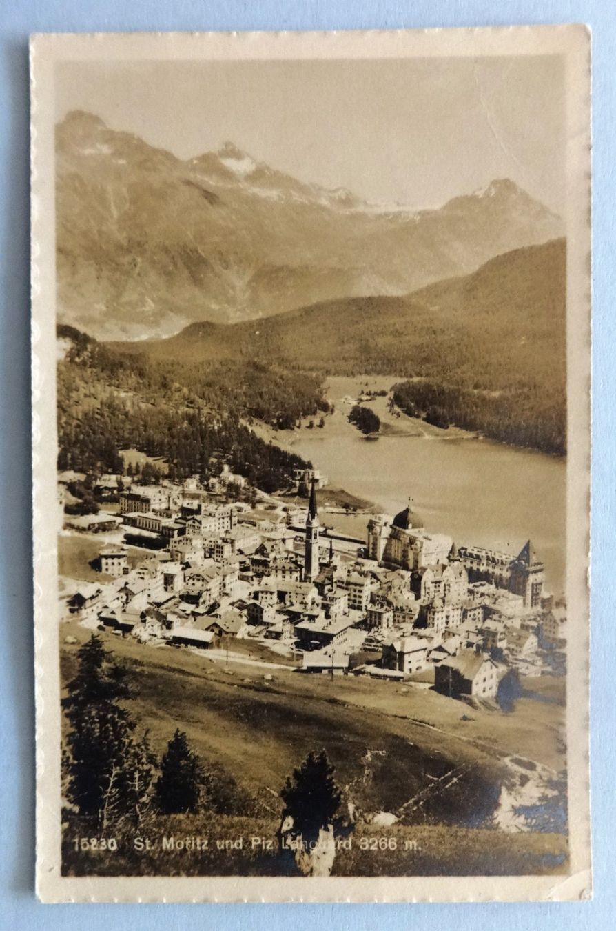 Cartes postales: St. Moritz und Piz Languard 3266 m – Défectueux à Fétigny par Billy2miny