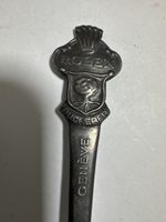 Cuillère souvenir Rolex Bucherer Genève métal argenté