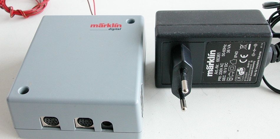 Märklin 60113 Digital-Anschlussbox grau für Mobile Station 60653 / 66950