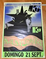 ORIGINAL Plakat KU Ibizia BABILONIA 1986 YVES URO 69.5x 50cm