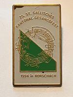 1 Pin 25. St. Gallisches Kantonal Gesangsfest 1994 Rorschach