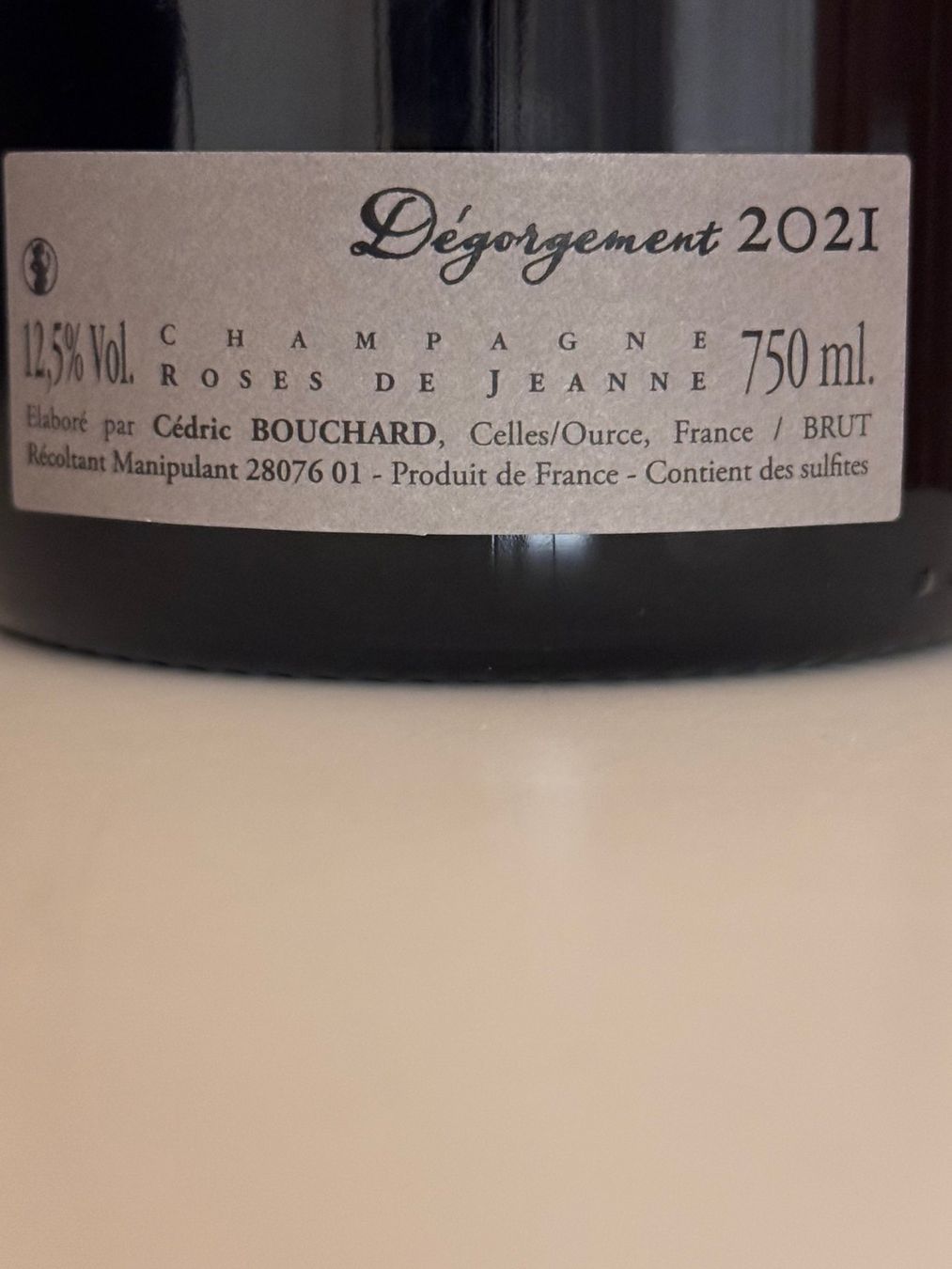 Wein: CEDRIC BOUCHARD ROSES DE JEANNE 'UR-LES URSULES' 2017 – Neu und originalverpackt aus Crans VS von wine-trader 2