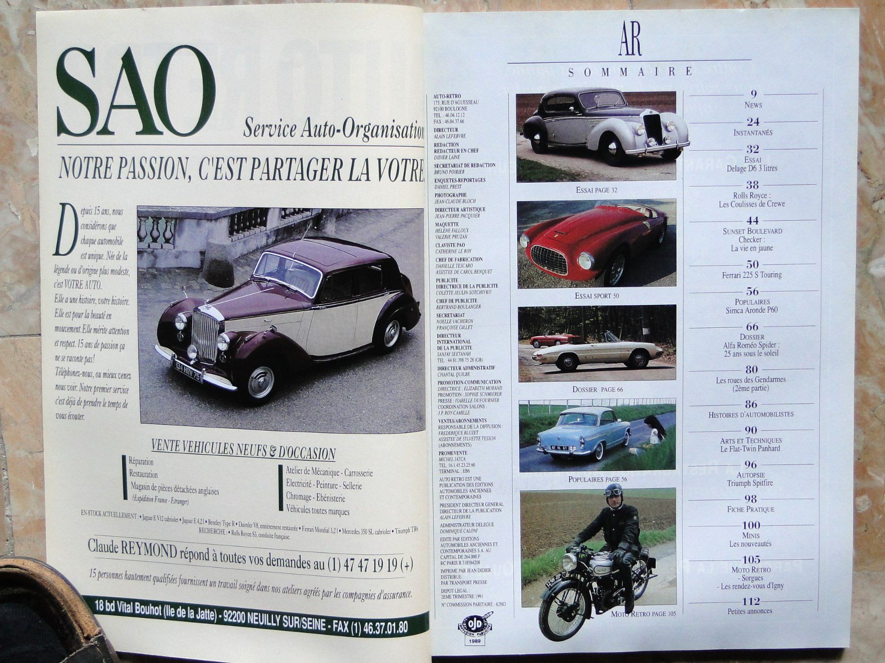 Riviste & Magazine: 6 magazines Auto Rétro / Rétroviseur 1990-2007 – Usato da Killwangen venduto da cyrano56 1