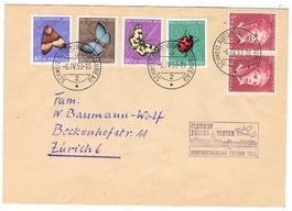 Lettre de Zürich BPA A609 pour Zürich le 6.IV.53