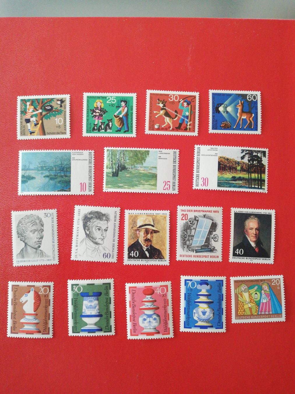 Alle Briefmarken: Berlin 1972, alle Sondermarken postfrisch – Gebraucht aus zumikon von lotegrandote