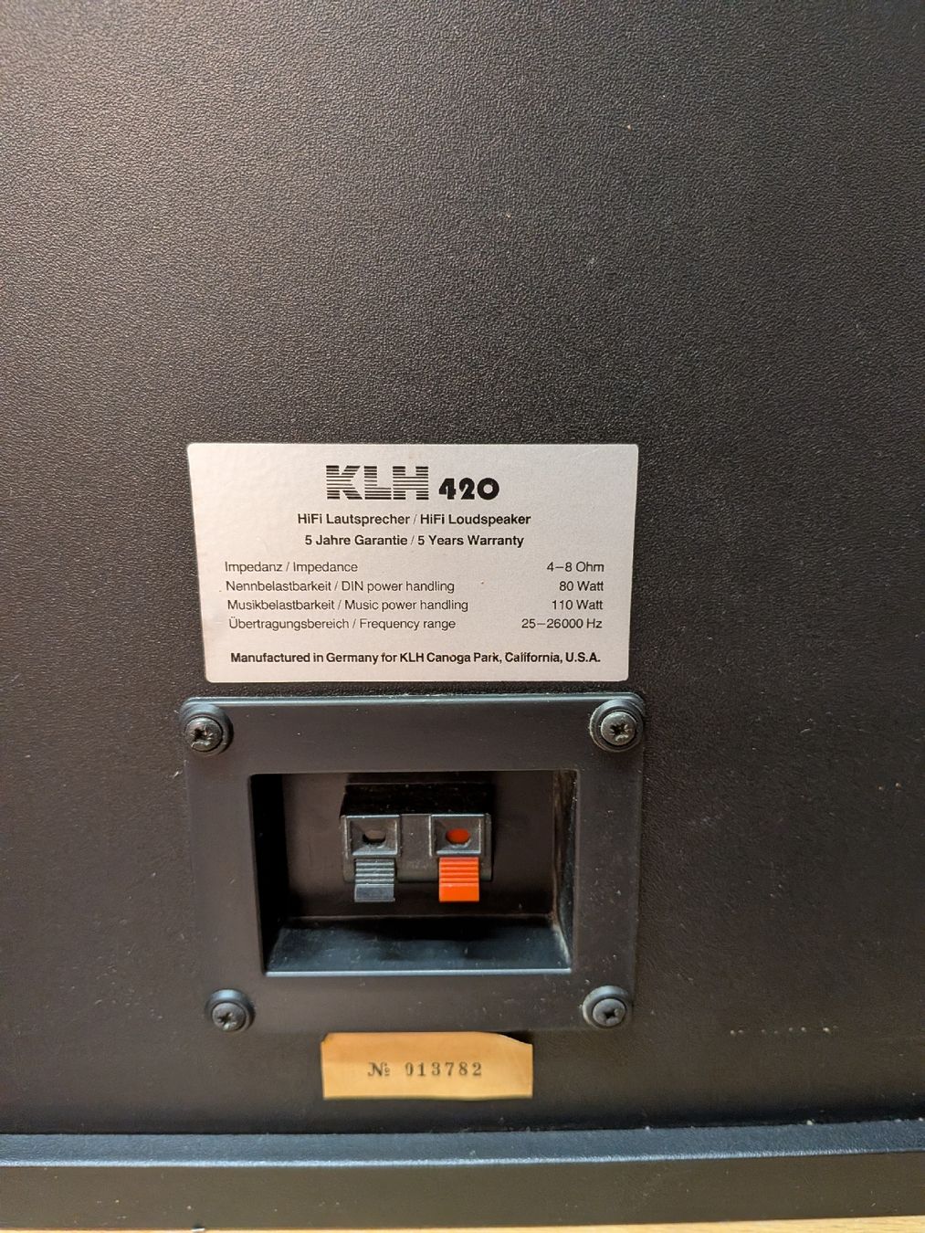Casse acustiche: Vintage KLH 420 Lautsprecher – Usato da Oftringen venduto da chlehni 5