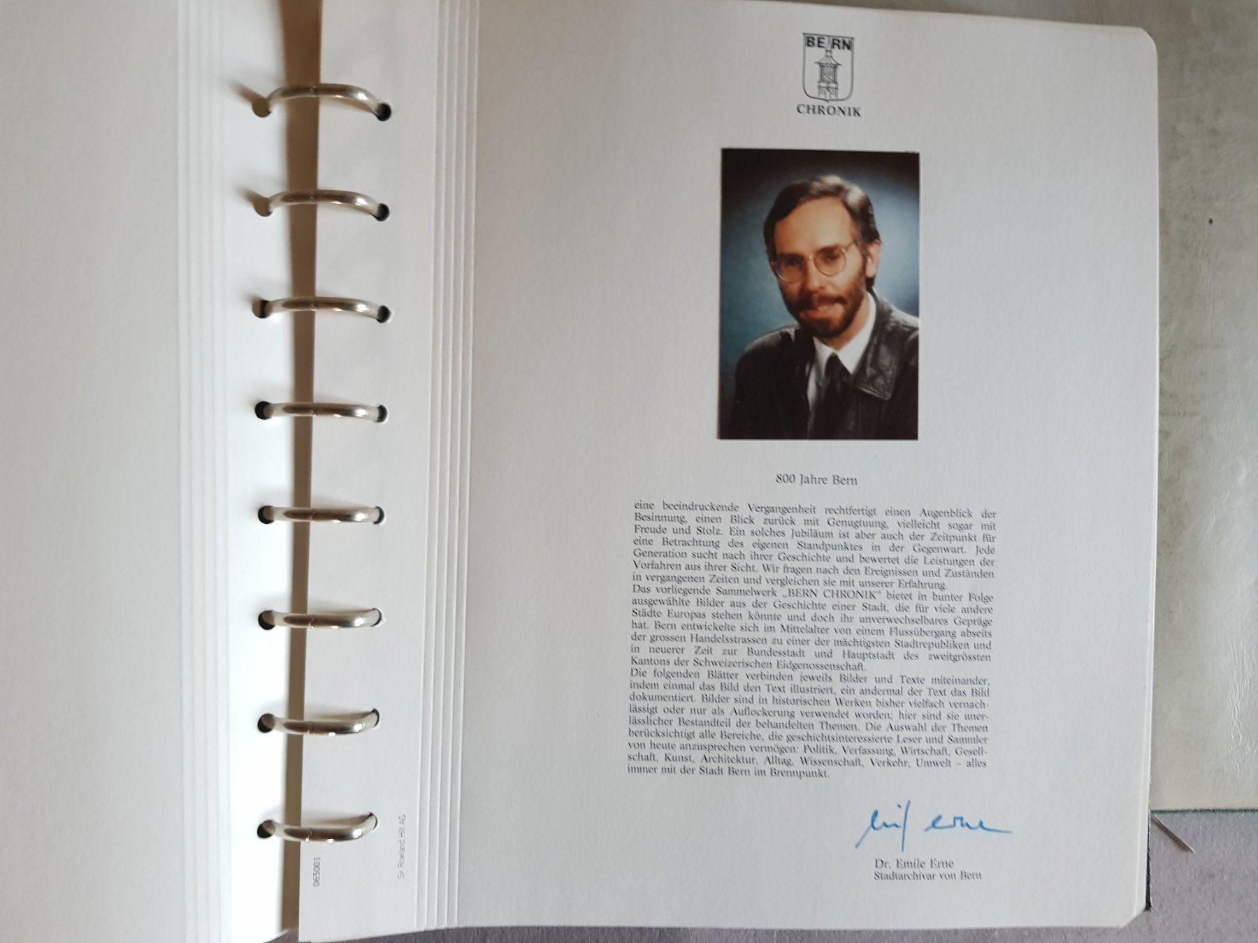 Libri: Bern Chronik - Ring Buch - Sir Rowland Hill AG – Usato da Walterswil BE venduto da Lonitti 9