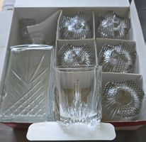 Bormioli Selecta Karaffe mit 6 Gläsern 7-teiliges Set Kri...