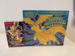 Pokémon Ascended Heroes ETB + Booster Bundle EN