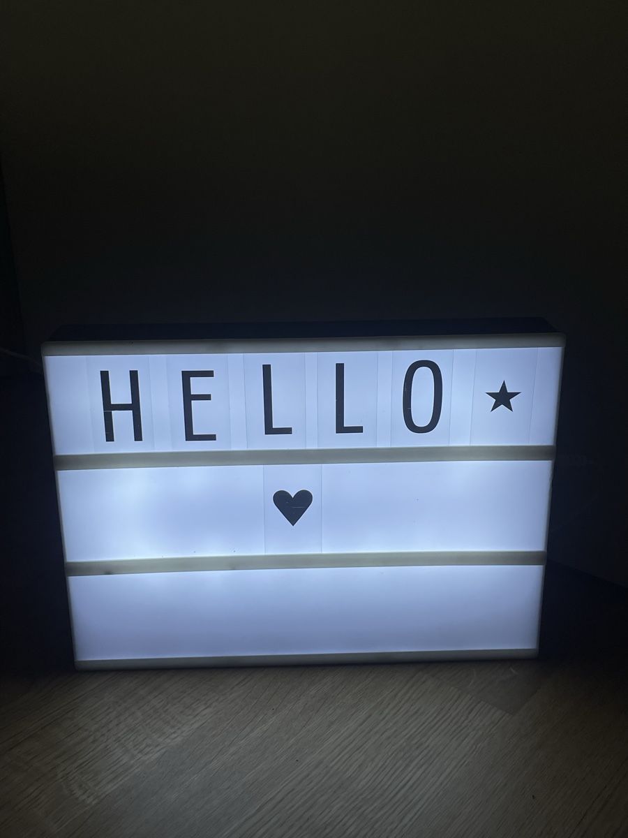 Toutes les décorations: Leuchtbox – D'occasion à Langnau i. E. par janaaaaa