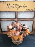 🍂Herbstzauber Gesteck im Korb