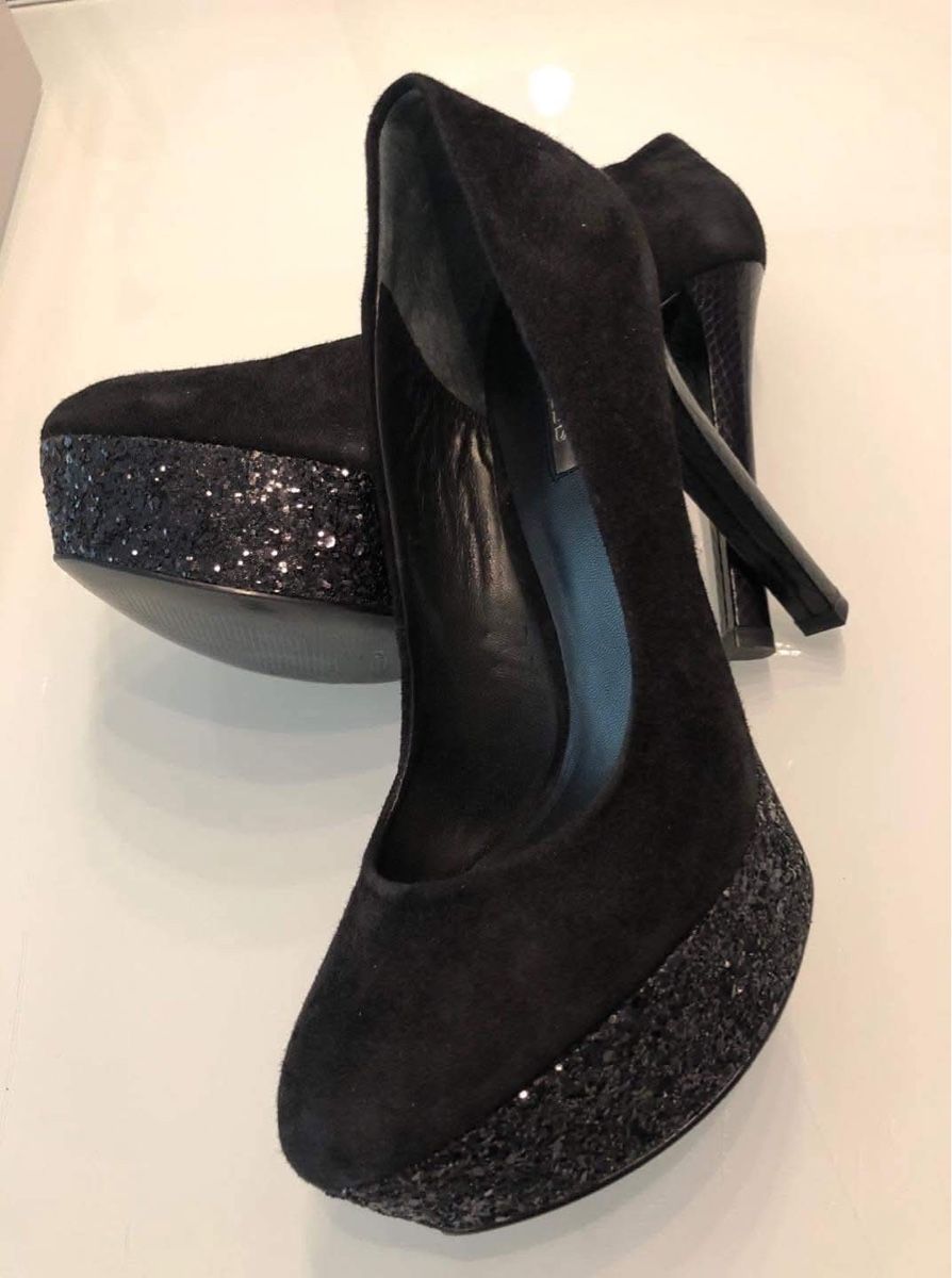 Guess Damenschuhe: Neue Guess schwarze Pumps, hoher Absatz, elegant, – Neu und originalverpackt aus chur von merygori 2