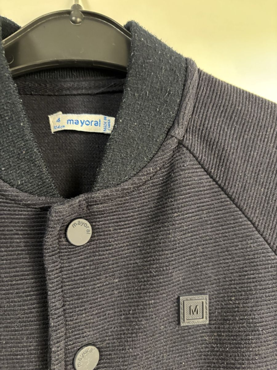 Mayoral Giacche & Cappotti: Mayoral Jacke Pullover, Grösse 104, dunkelblau – Usato da Zürich venduto da Tabledance 2