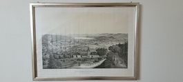 "Vue générale de Zurich prise de la Weid"