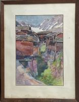 Saint Luc, valais, J. Laurent, anno 1912 galerie Burri Lausa