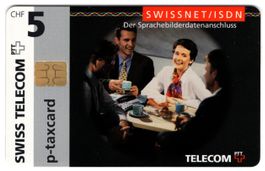 Telecom SwissNet, ISDM III - seltene Chip Geschenk Taxcard