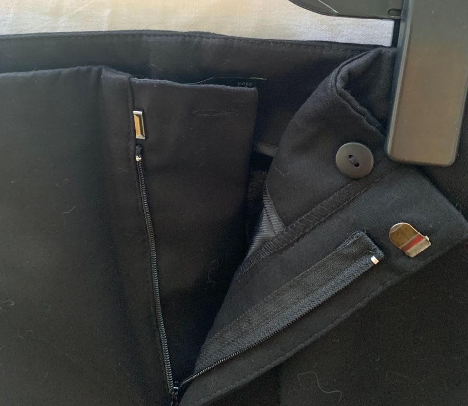 Zara Hosen: Superbe pantalon noir basic ZARA satiné neuf t.38 – Neu (gemäss Beschreibung) aus Martigny von only__you 5