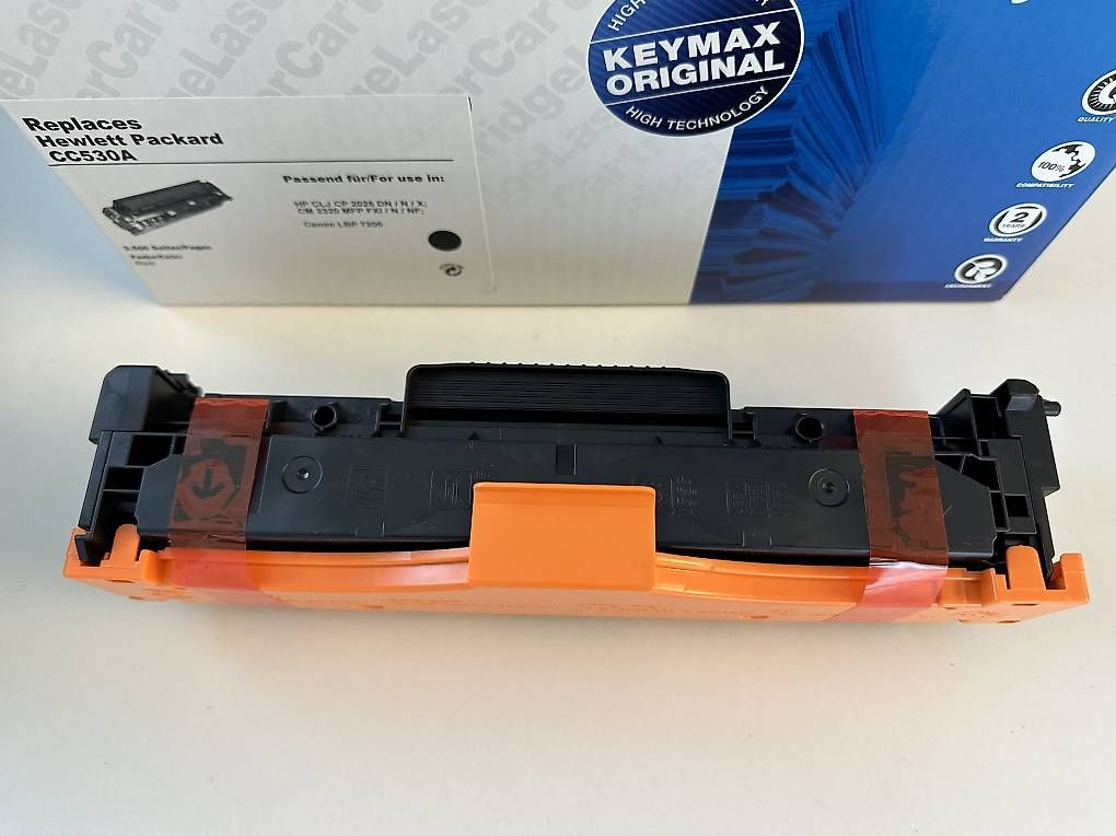 Hewlett Packard Cartucce per stampanti & toner: Keymax Replaces HP CC530A black – Nuovo (secondo la descrizione) da Sarnen venduto da Kerns01 3