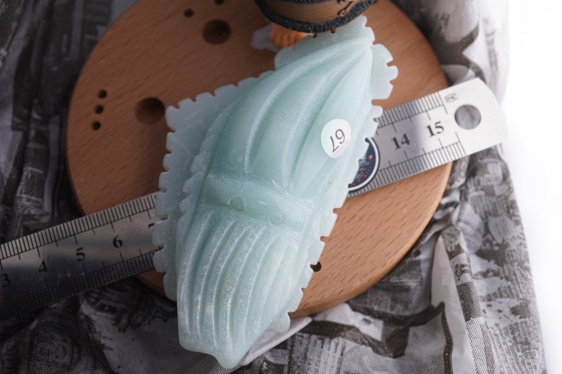 Mineralien & Heilsteine: Amazonit  Geschnitzt     –Edelsteinstube Rausverkauf ab 1.- – Neu und originalverpackt aus Eschenbach SG von topstone 3