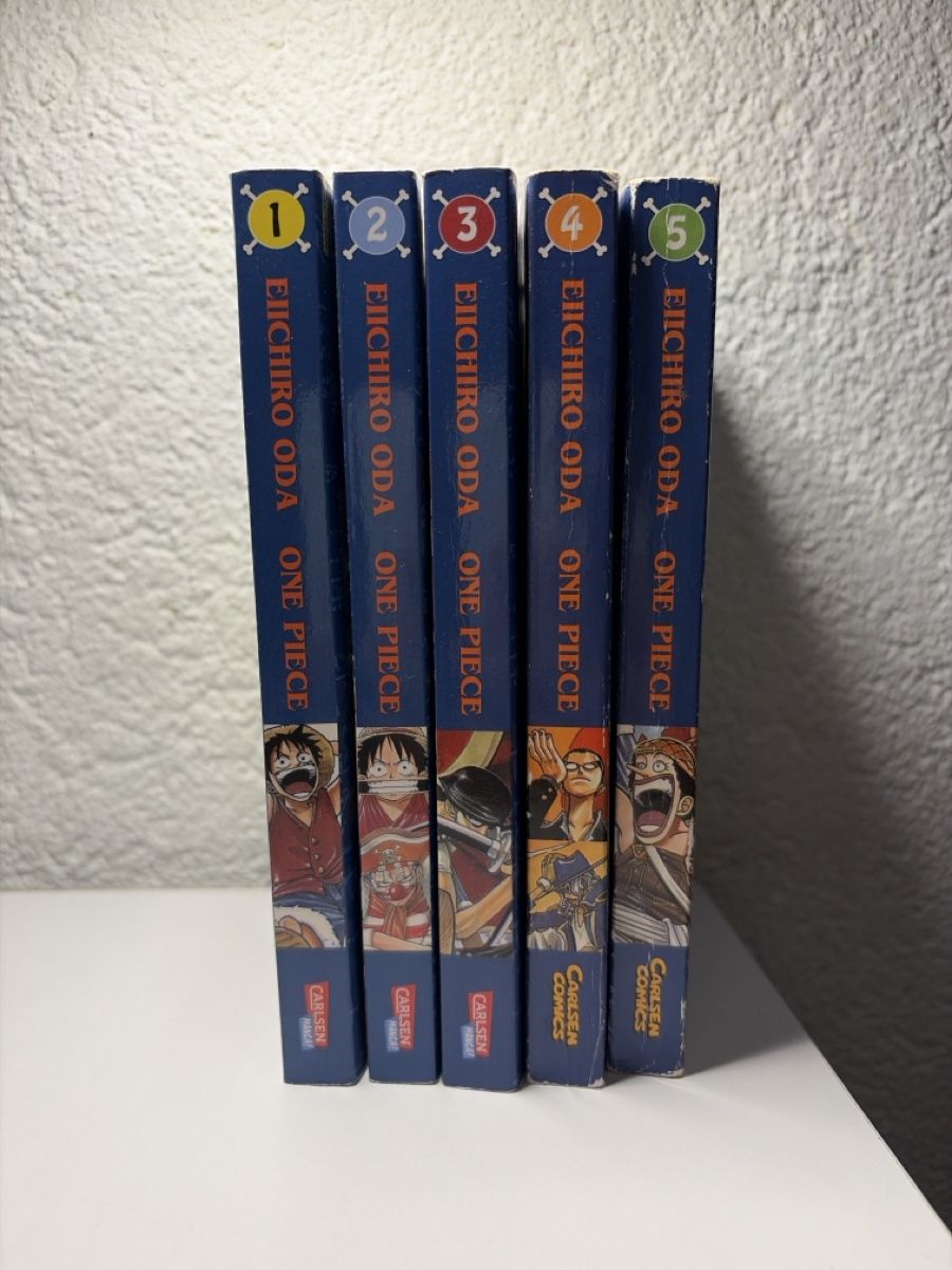Fumetti: One Piece Manga 1-5 – Nuovo (secondo la descrizione) da Ittigen venduto da tij_dvs7