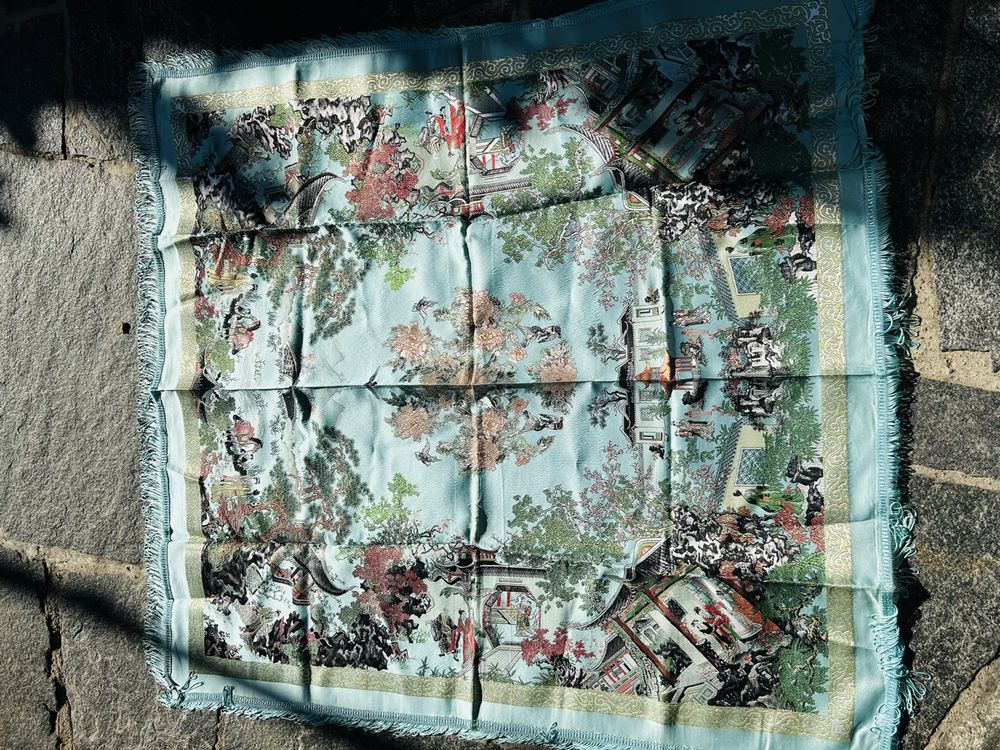 Sacchetti Cinesi In Broccato Di Seta - 6 Pezzi Con Coulisse Per Gioielli