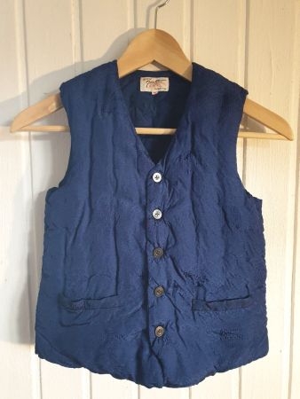 Blaue Kinderweste / Gilet