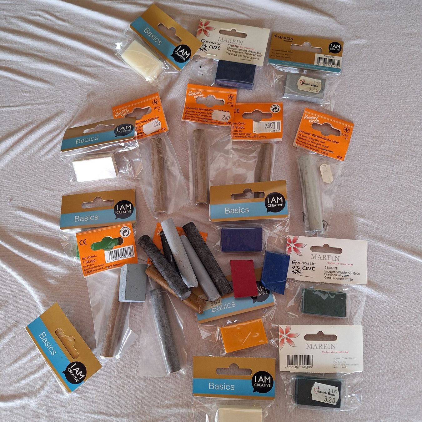 Bastelsets: Encaustic Art Wachsblöcke +Bücher, günstig! – Neu und originalverpackt aus Hettenschwil von Schneuggi2
