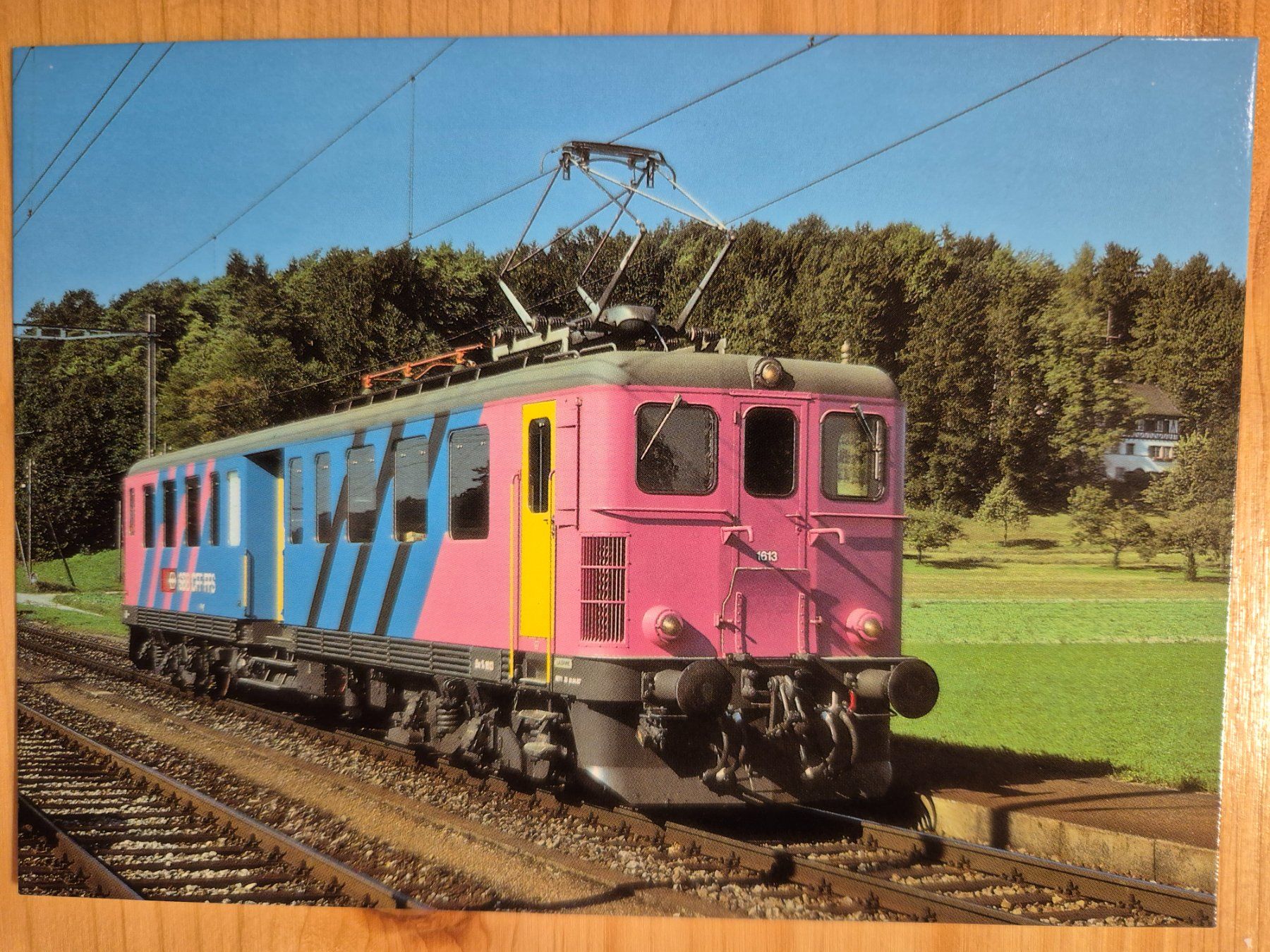 Cartoline postali: SBB-CFF Be 4/6 1613, Hettlingen, 7.9.1988 – Nuovo (secondo la descrizione) da St-Léonard venduto da thipif