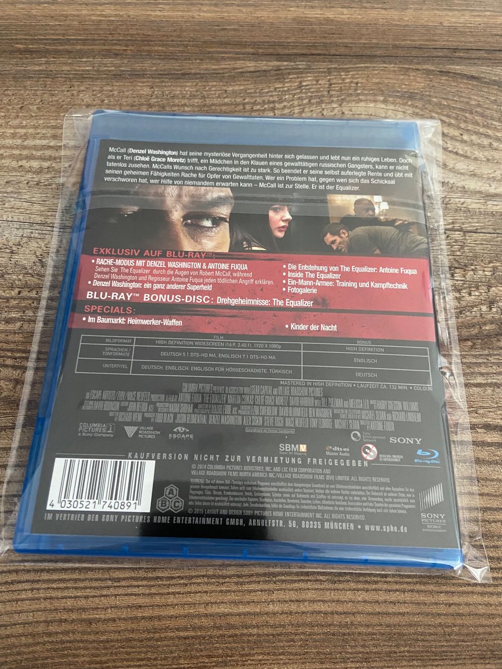 Tutti i DVDs: The Equalizer mit Denzel Washington Blu-ray Top Zustand! – Usato da Hasle LU venduto da P89erni01 1