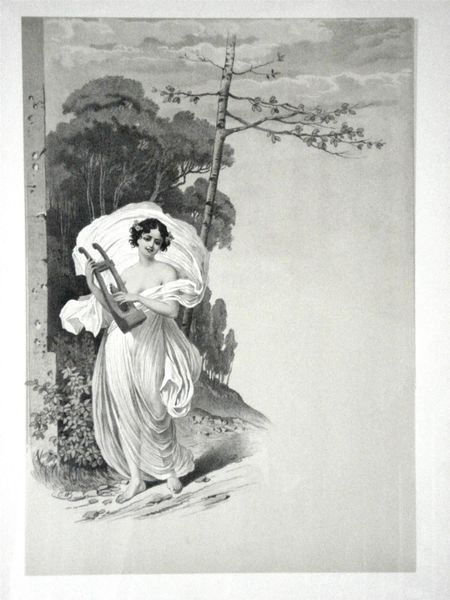 Grafica & Litografie: grosse, orig. Lithographie, hübsche Dame, um 1900 – Usato da Walzenhausen venduto da Hoppala79 1