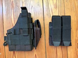 Holster Condor pour Glock 17 et porte magasin