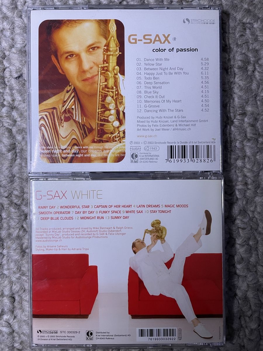 CD: 2x G-Sax (2x signiert) – Nuovo (secondo la descrizione) da Reinach AG venduto da trigger7811 2