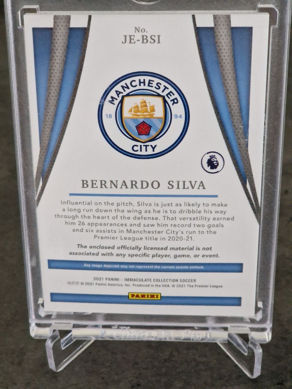 Panini Carte collezionabili: Bernardo Silva Manchester City Panini Immaculate Nummeriert – Nuovo (secondo la descrizione) da Seon venduto da Passion4SoccerCards 1