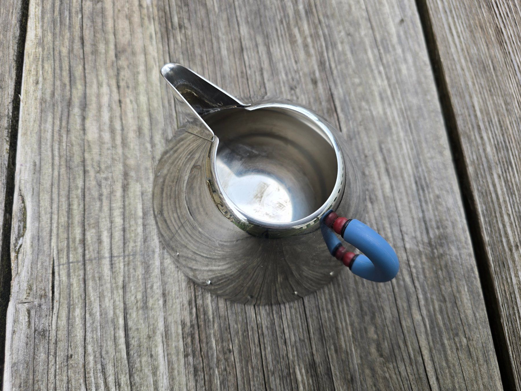 Alessi Karaffen: Metall: Alessi, Milchkännchen 9097 – Gebraucht aus Romanshorn von Rachacha 1